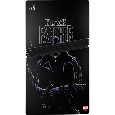Marvel Black Panther Night Time Watch PS5 Pro Disk Bundle  Skin